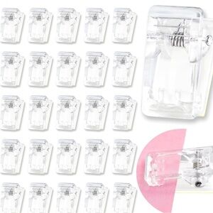 50 pieces clips plastic sticky